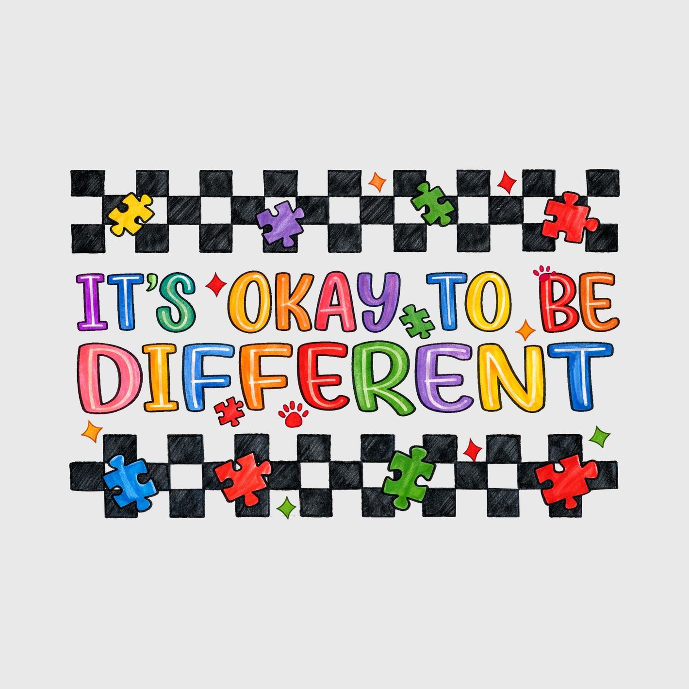 Perfectly Different Puzzle Pride Transfer