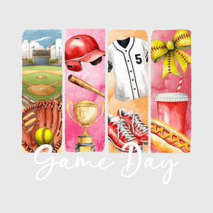 Watercolor Game Day Transfer